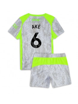 Manchester City Nathan Ake #6 Replika Tredje Kläder Barn 2025-26 Kortärmad (+ byxor)